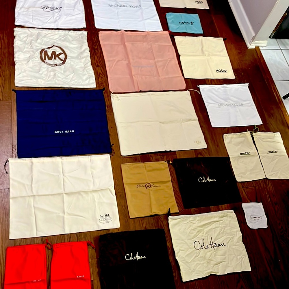 Dust Cover Bundle 20 Coach Bally Michael Kors Cole Haan Born Hobo Ugg Earth Bags